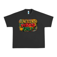 Pigment Black juneteenth vibes only Urban Heavy Tee - CowGirlArtShop
