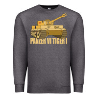 Charcoal Heather panzer vi tiger i tank gift ww2 german army tanks Premium Sweatshirt - Craftify
