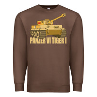Chestnut panzer vi tiger i tank gift ww2 german army tanks Premium Sweatshirt - Craftify
