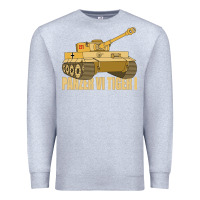 Heather Grey panzer vi tiger i tank gift ww2 german army tanks Premium Sweatshirt - Craftify