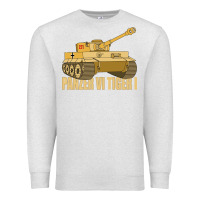 Oatmeal Heather panzer vi tiger i tank gift ww2 german army tanks Premium Sweatshirt - Craftify