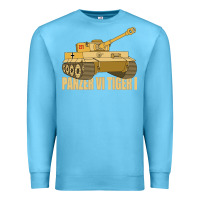 Ocean Blue panzer vi tiger i tank gift ww2 german army tanks Premium Sweatshirt - Craftify