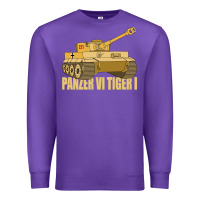 Purple panzer vi tiger i tank gift ww2 german army tanks Premium Sweatshirt - Craftify