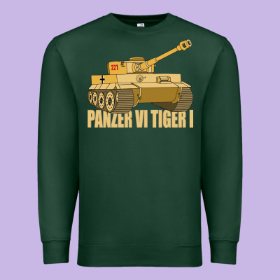 Panzer Vi Tiger I Tank Gift Ww2 German Army Tanks Premium Sweatshirt Designed By Craftify