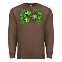 Chestnut st. patricks day shamrocks Premium Sweatshirt - BarkalooDesign