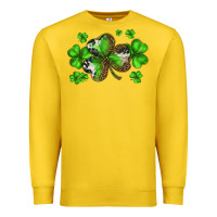 Lemon st. patricks day shamrocks Premium Sweatshirt - BarkalooDesign