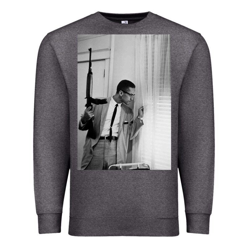 Malcolm X Premium Sweatshirt by Craftify | Teevron