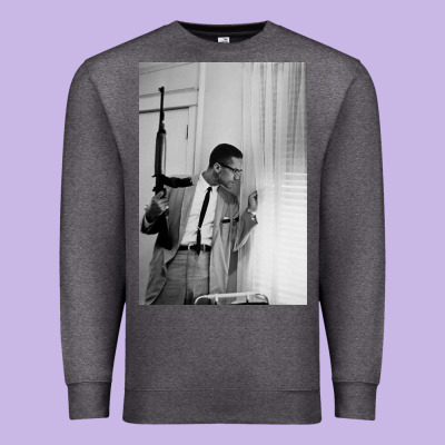 Malcolm X Premium Sweatshirt Designed By Craftify