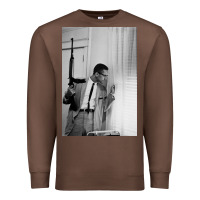 Chestnut malcolm x Premium Sweatshirt - Craftify