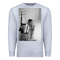 Heather Grey malcolm x Premium Sweatshirt - Craftify