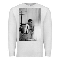 Oatmeal Heather malcolm x Premium Sweatshirt - Craftify