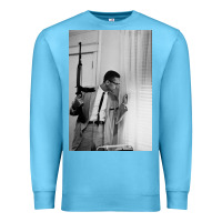 Ocean Blue malcolm x Premium Sweatshirt - Craftify