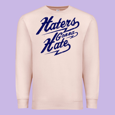 Hater Gonna Hate Premium Sweatshirt Designed By Craftify