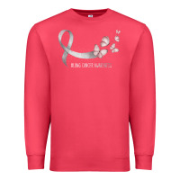 Cardinal pretty white ribbon support lung cancer awareness t shirt Premium Sweatshirt - Craftify