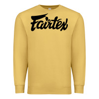Antique Gold Fairtex Combat Sport Style Black Premium Sweatshirt - Craftify