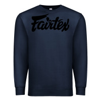 Navy Fairtex Combat Sport Style Black Premium Sweatshirt - Craftify