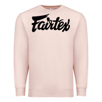 Pale Pink Fairtex Combat Sport Style Black Premium Sweatshirt - Craftify
