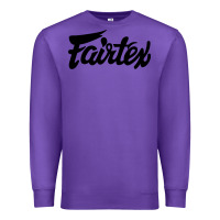 Purple Fairtex Combat Sport Style Black Premium Sweatshirt - Craftify