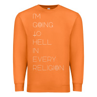 Carrot i'm  going to  hell in  every  religion Premium Sweatshirt - Craftify