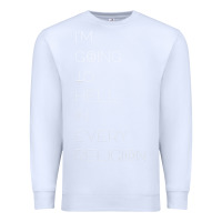 White i'm  going to  hell in  every  religion Premium Sweatshirt - Craftify