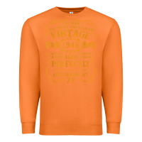 Carrot vintage 1946 the man myth legend 77 year old birthday gifts Premium Sweatshirt - trangStudio