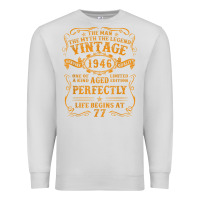 Dove Grey vintage 1946 the man myth legend 77 year old birthday gifts Premium Sweatshirt - trangStudio