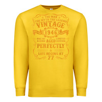 Lemon vintage 1946 the man myth legend 77 year old birthday gifts Premium Sweatshirt - trangStudio