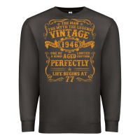 Smoke vintage 1946 the man myth legend 77 year old birthday gifts Premium Sweatshirt - trangStudio