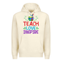 Sandshell teach love inspire Premium Hoodie - CowhideDigitalArt