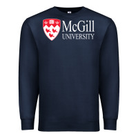 Navy mcgill university Premium Sweatshirt - Craftify