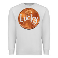 Dove Grey Cute Good Luck Gift - Lucky Penny Premium Sweatshirt - Craftify