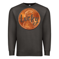 Smoke Cute Good Luck Gift - Lucky Penny Premium Sweatshirt - Craftify