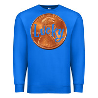 True Royal Cute Good Luck Gift - Lucky Penny Premium Sweatshirt - Craftify
