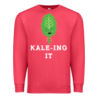 Cardinal kaleing it kale art for vegans vegetarians Premium Sweatshirt - Craftify