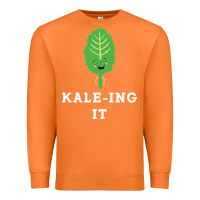Carrot kaleing it kale art for vegans vegetarians Premium Sweatshirt - Craftify