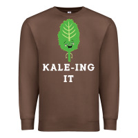 Chestnut kaleing it kale art for vegans vegetarians Premium Sweatshirt - Craftify