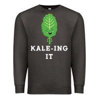 Smoke kaleing it kale art for vegans vegetarians Premium Sweatshirt - Craftify