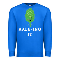 True Royal kaleing it kale art for vegans vegetarians Premium Sweatshirt - Craftify