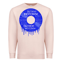Pale Pink detroit motown record t shirt motown record t shirt Premium Sweatshirt - Craftify