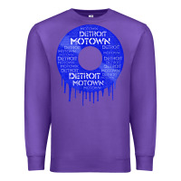 Purple detroit motown record t shirt motown record t shirt Premium Sweatshirt - Craftify