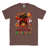 Chestnut santa's favorite cheerleader afro messy bun Classic Tee - texasbilliewilder