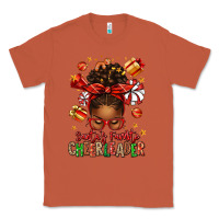 Copper santa's favorite cheerleader afro messy bun Classic Tee - texasbilliewilder