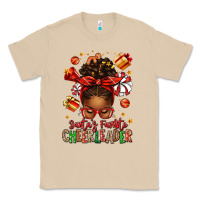 Mushroom santa's favorite cheerleader afro messy bun Classic Tee - texasbilliewilder