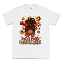 White santa's favorite cheerleader afro messy bun Classic Tee - texasbilliewilder