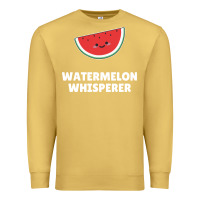 Antique Gold watermelon t  shirt watermelon whisperer t  shirt Premium Sweatshirt - Craftify