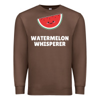 Chestnut watermelon t  shirt watermelon whisperer t  shirt Premium Sweatshirt - Craftify
