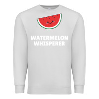 Dove Grey watermelon t  shirt watermelon whisperer t  shirt Premium Sweatshirt - Craftify