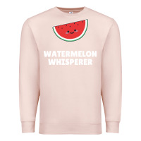 Pale Pink watermelon t  shirt watermelon whisperer t  shirt Premium Sweatshirt - Craftify