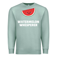 Seafoam watermelon t  shirt watermelon whisperer t  shirt Premium Sweatshirt - Craftify