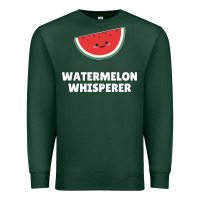 Sports Green watermelon t  shirt watermelon whisperer t  shirt Premium Sweatshirt - Craftify